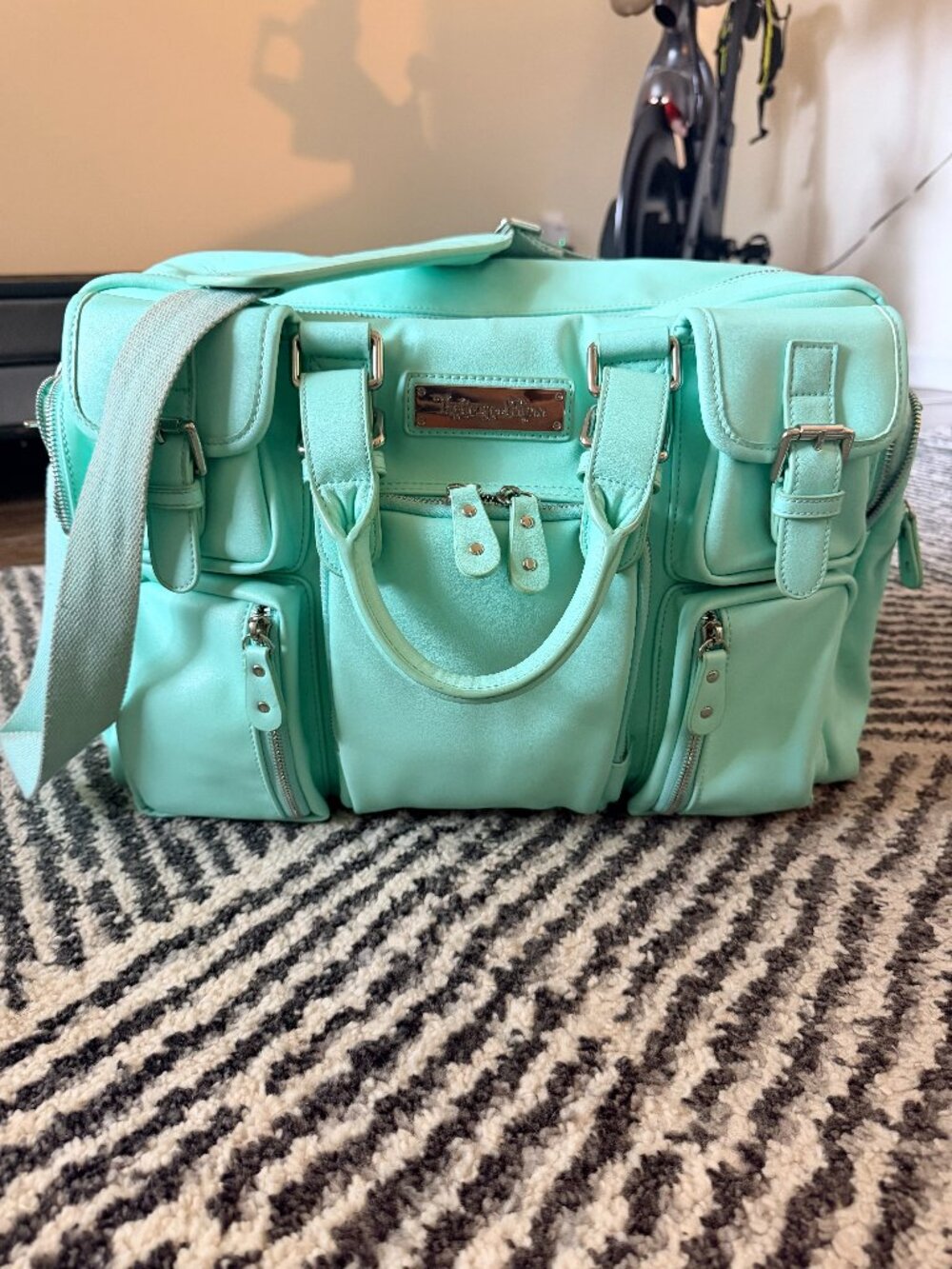 House of Flynn | Blue Mint Evermore Camera Bag | Photographer Tote w/ Dividers